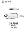 OPEL 5852856 End Silencer
